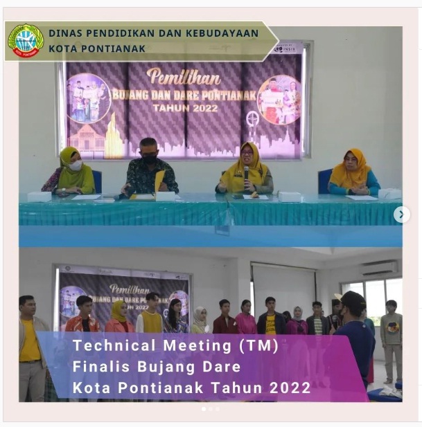 Technical Meeting (TM) Finalis Bujang Dare Kota Pontianak Tahun 2022