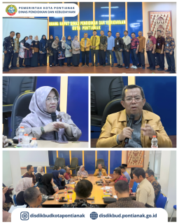 Dinas Pendidikan dan Kebudayaan Kota Pontianak Berkoordinasi dengan Dewan Pendidikan Kota Pontianak