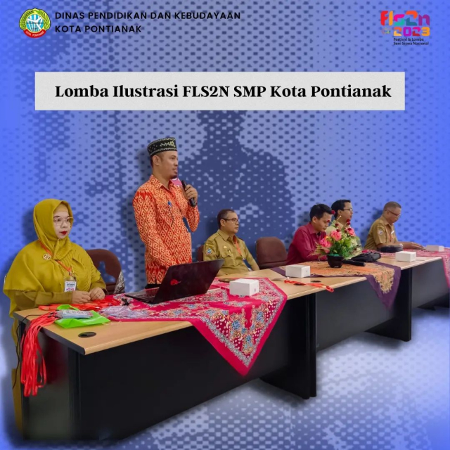 FLS2N Cabang Lomba Ilustrasi Jenjang SMP Kota Pontianak Tahun 2023