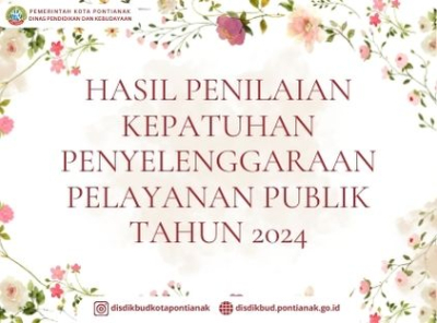 Hasil Penilaian Kepatuhan Penyelenggaraan Pelayanan Publik Tahun 2024