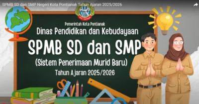 SPMB SD dan SMP Negeri Kota Pontianak Tahun Ajaran 2025/2026