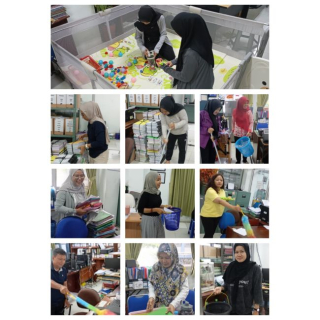 Himbauan Gotong Royong Bersih-Bersih Kantor
