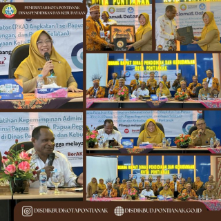 Kunjungan Peserta Pelatihan Kepemimpinan Administrator (PKA) Se-Papua ke Disdikbud Kota Pontianak